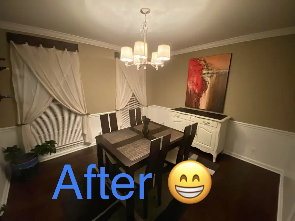 Professional dining room restoration after water damage in Clermont