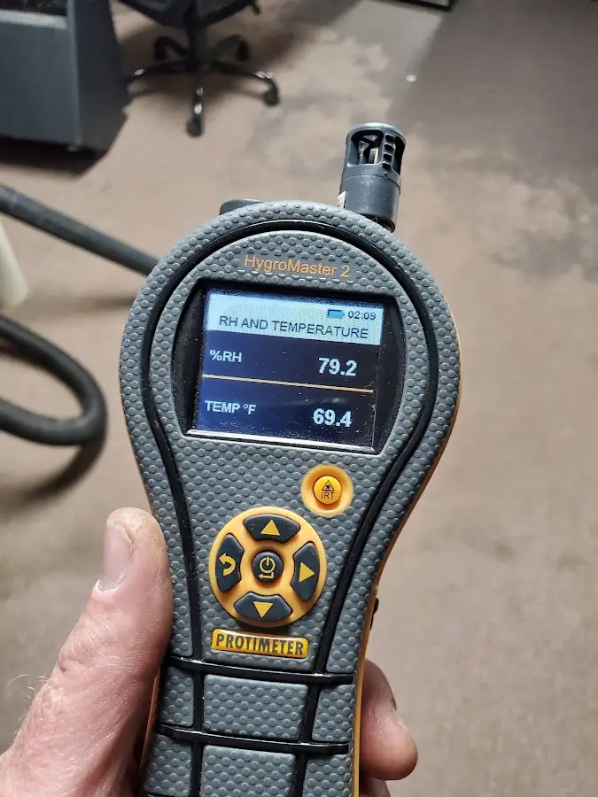 Moisture meter humidity assessment for Fire & Smoke Damage Restoration in Clermont