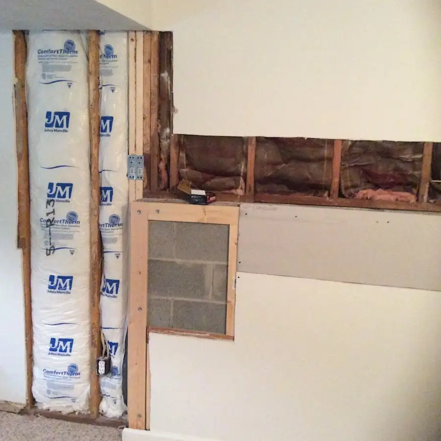 Wall insulation replacement during Structural Drying in Clermont